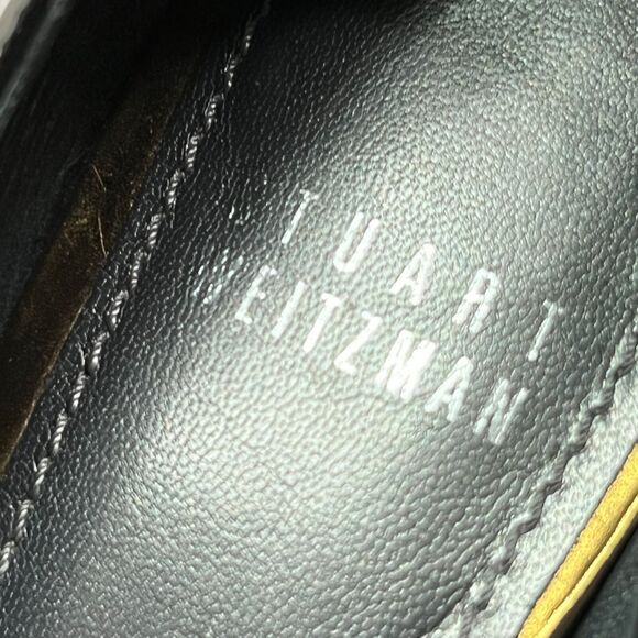 Stuart Weitzman Rowswoon Patent leather Pumps Platform Heels Shoes Black Size 8 - Picture 9 of 10